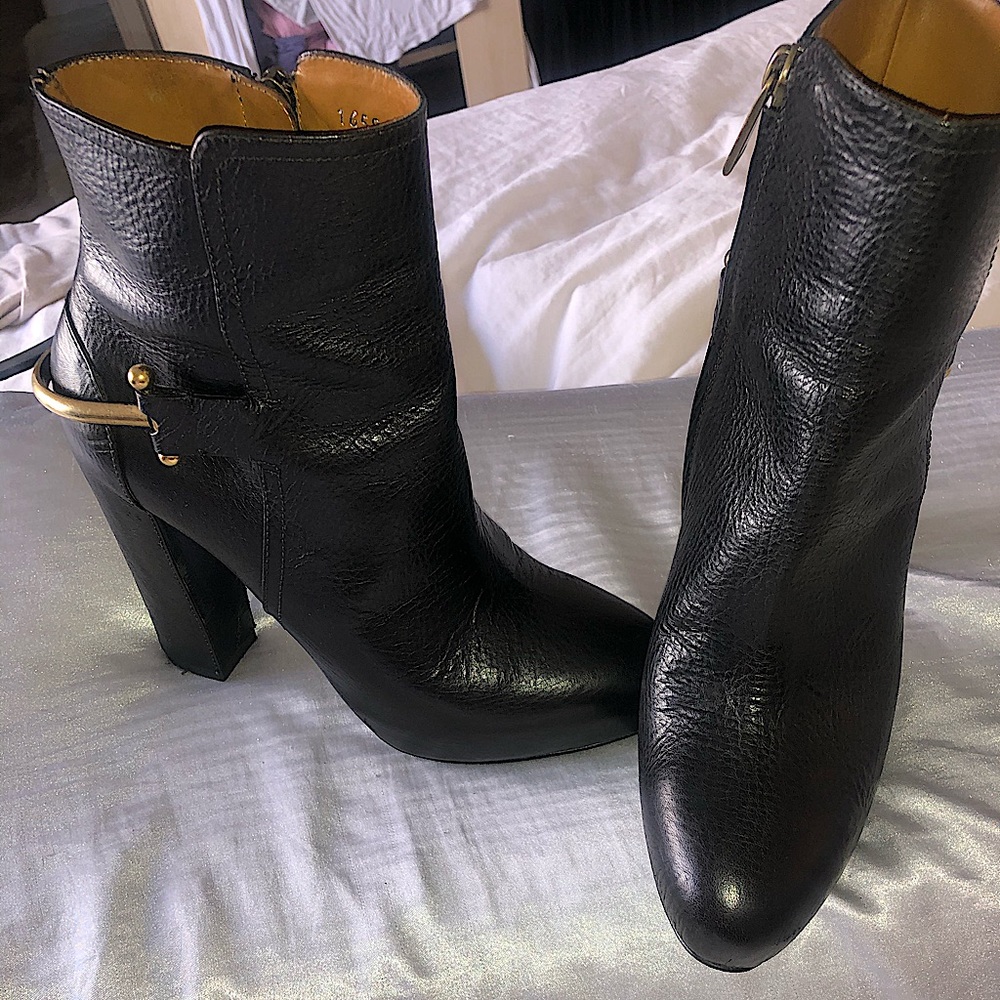 Ralph Lauren collection riding saddle ankle boots